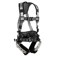 SAFEWAZE PRO+ SLATE FULL BODY HARNESS: ALU 1D, ALU QC CHEST TB LEGS<p>X-LARGE</p>