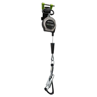 SAFEWAZE LATITUDE EDGE SRL TIE-BACK 7' SINGLE CABLE: 20" TIE-BACK
