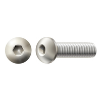 #8-32 X 1/8" BUTTON SOC CAP SCREW 18-8 STAINLESS