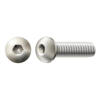 #8-32 X 1/2" BUTTON SOC CAP SCREW 18-8 STAINLESS