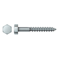 3/8" X 1 1/2" HEX HEAD LAG SCREW A307 A GALVANIZED