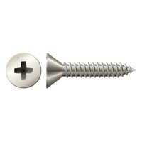 #8 X 1 1/2" FLAT PHIL TAPPING SCREW 18-8 STAINLESS