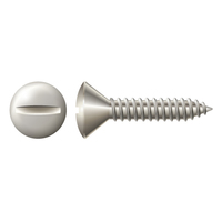 #6 X 1/2" OVAL SLOT TAPPING SCREW 18-8 STAINLESS