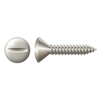 #4 X 3/4" OVAL SLOT TAPPING SCREW 18-8 STAINLESS