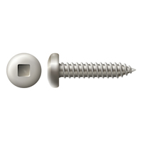 #10 X 2-1/2” PAN HEAD SQUARE DRIVE TAPPING SCREW – 18-8 STAINLESS