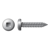 #10 X 1/2" PAN SQUARE TAPPING SCREW - ZINC