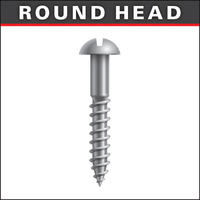 ROUND HEAD WOOD SCREWS