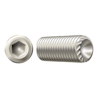 #6-32 X 1/4" SOCKET SET SCREW, CUP POINT KNURLED - 18-8 STAINLESS