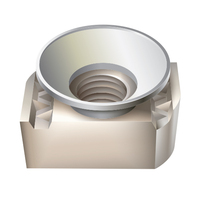 3/"8 SPRING CONE NUT -  3-16 STAINLESS