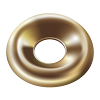 3/8" FINISH CUP WASHER - BRASS
