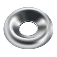 1/4" FINISH CUP WASHER - NICKEL PLATED