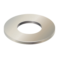 #4 FLAT WASHER - 18-8 STAINLESS