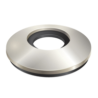 3/8" NEOPRENE WASHERS 18-8 STAINLESS