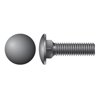 3/8"-16 X 3/4" CARRIAGE BOLT - A307 PLAIN