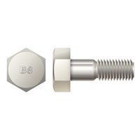 5/8"-11 X 4" HEAVY HEAD HEX BOLT - A193 B8M STAINLESS