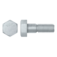 1"-8 X 2-1/4" HEX HEAD BOLT A307 GALVANIZED