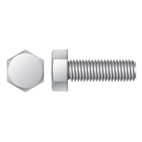 M8-1.25 X 40MM CLASS 8.8 HEX TAP BOLT DIN 933 ZINC