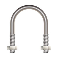 1/4"-20 X 1-1/4" X 2-1/4" (3/4" IPS) U-BOLT W/NUTS - 18-8 STAINLESS