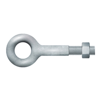 3/8-16 X 2-1/2" FORGED EYE BOLT GALVANIZED 1-1/2" THREAD W/ NUT