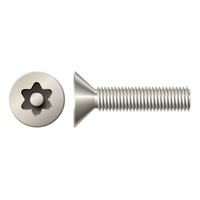 10-24 X 3/4 FLAT PIN TORX MACHINE SCREW 18-8 STAINLESS