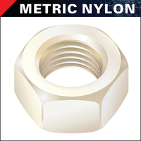 NYLON NUTS METRIC