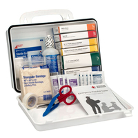 25 PERSON VEHICLE FIRST AID KIT, PLASTIC CASE OSHA APPROVED