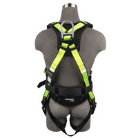 SAFEWAZE PRO CONSTRUCTION HARNESS: 1D, QC CHEST, TB LEGS (MEDIUM)