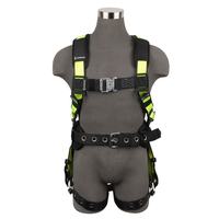 SAFEWAZE PRO CONSTRUCTION HARNESS: 1D, QC CHEST, TB LEGS (MEDIUM)