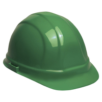 6-POINT NYLON HARD HAT W/ RATCHET GREEN