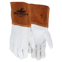 LEATHER COW GRAIN 4" SPLIT CUT RESISTANT THREAD WELDING GLOVE EXTRA-LARGE (1 PAIR)