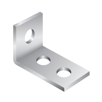 2" X 3-3/4" 3-HOLE CORNER ANGLE